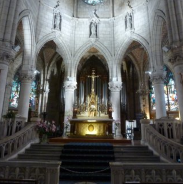 Biarritz St-Martin's Church inside 2018